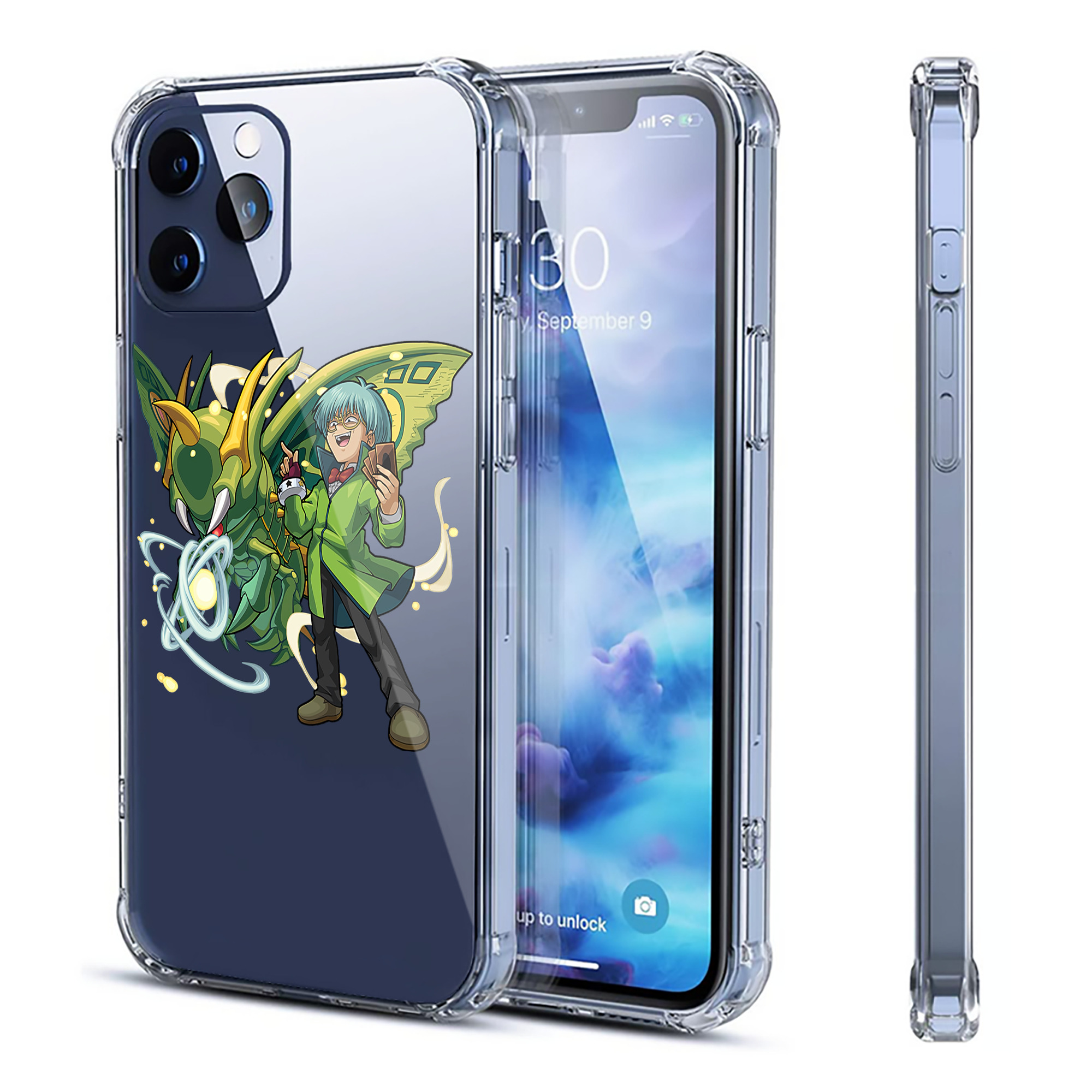（画像用） 遊☆戯☆王 Yu-Gi-Oh! 【iPhone 12シリーズ対応】透明スマホケース（クリアソフトケース）